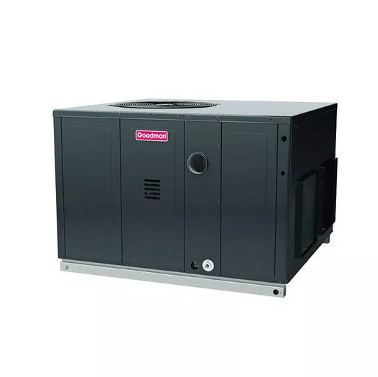 Goodman 2/3/3.5/4/5 Ton 13.4 SEER2 Single Stage Packaged Gas 81% AFUE Multi-Position 80K BTU Actual AHRI Rating 13.4 SEER2